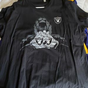 Black nfl Raiders tee